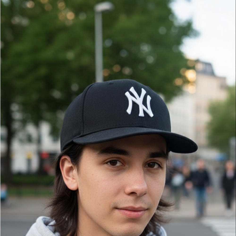 Black NY Logo Cap
